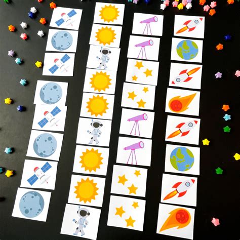 Space Theme Bingogames Printable