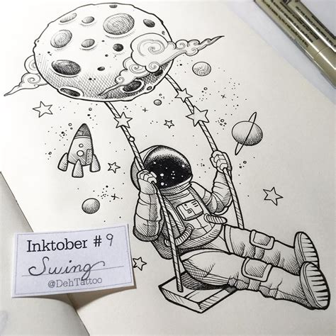 Space Themed Drawings