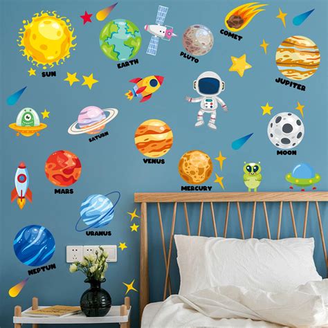 Space Wall Stickers For Bedroom