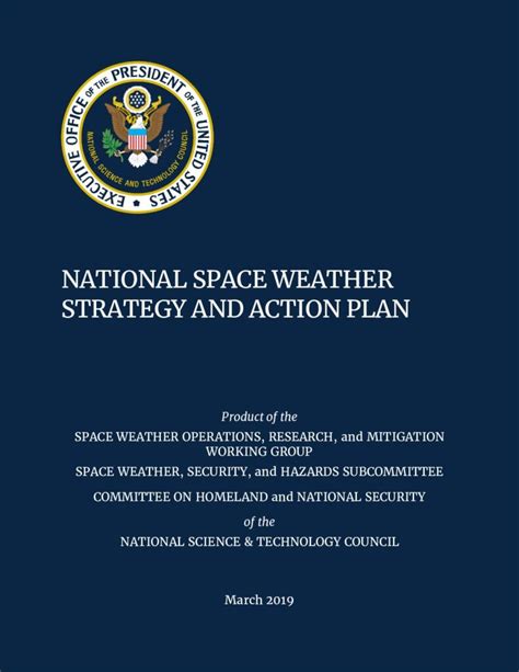 space weather strategy and action plan