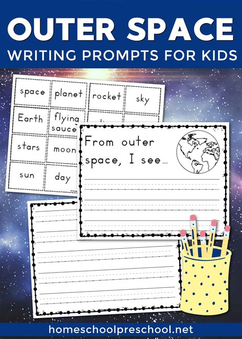 space writing prompts for kindergarten