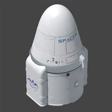 spacex dragon capsule model