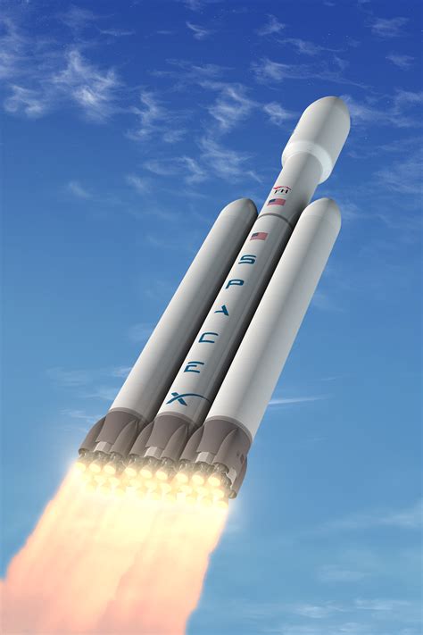 spacex falcon heavy rocket launch today