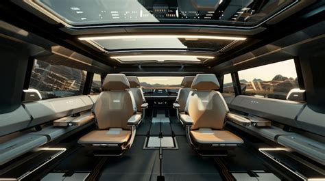 spacious vehicle interior