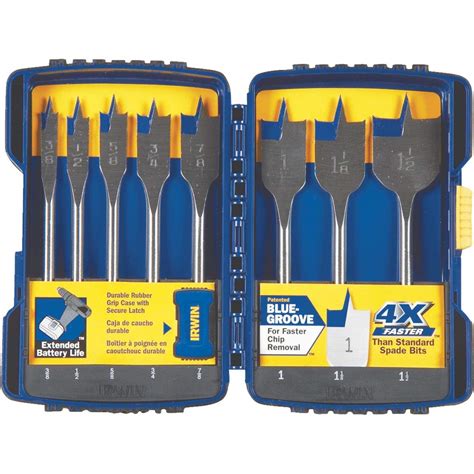 Spade Bit Set With Case