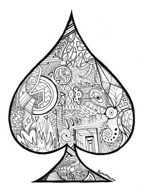 Spades Drawing