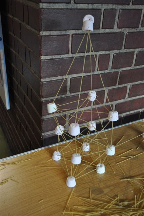 Spaghetti And Marshmallow Tower