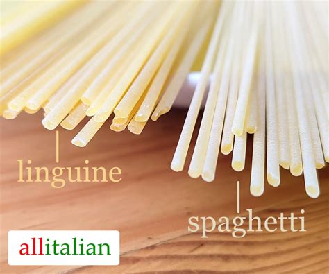Spaghetti Linguine Difference