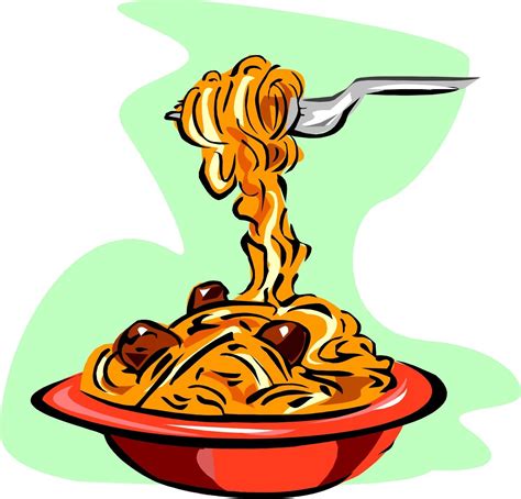 spaghetti pictures clip art