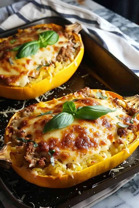 Spaghetti Squash Lasagna Keto