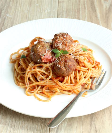 spaghetti with italian meatballs