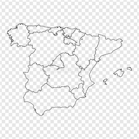 Spain Map No Background