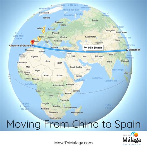 Spain To Japan Map