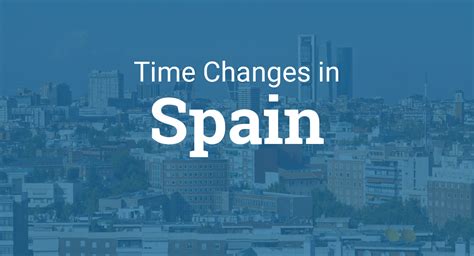 spain current time daylight saving