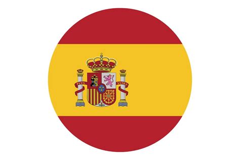 spain flag circle