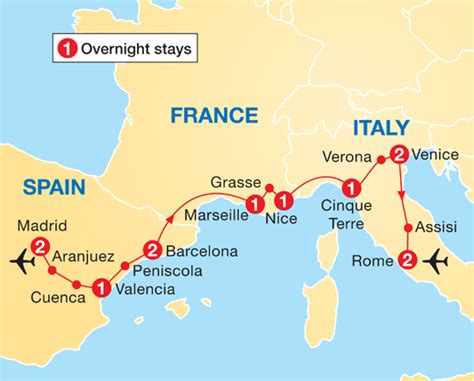 spain france and italy tours