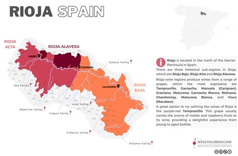 spain rioja wine region map