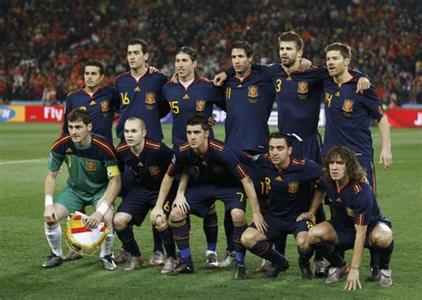 spain starting 11 world cup 2010