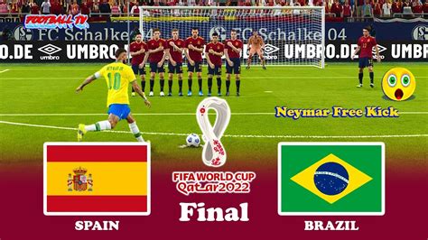 spain vs brazil score