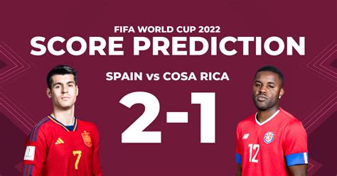 spain vs costa rica score prediction