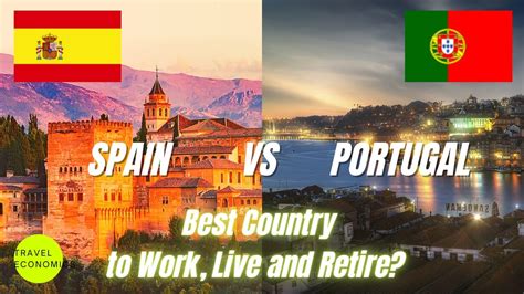 spain vs portugal living