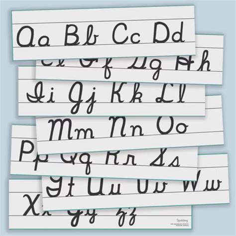 Spalding Cursive Letters Printable