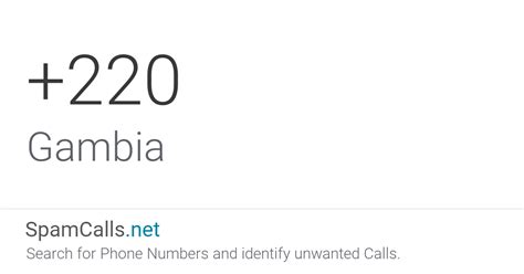 spam calls from area code 220