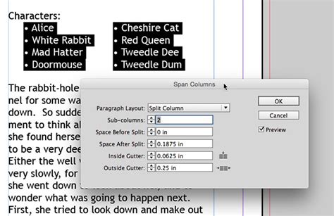 Intro to InDesign Span & Split Paragraph Styling YouTube