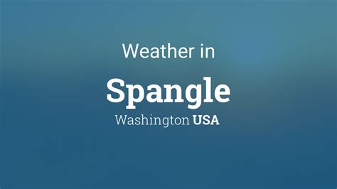 Spangle Washington Weather