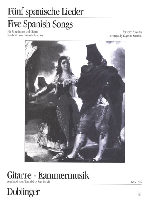 Fünf spanische Lieder im Stretta Noten Shop kaufen