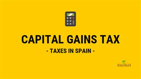 spanish capital gains tax on shares