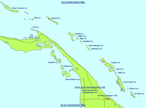 spanish cay bahamas map