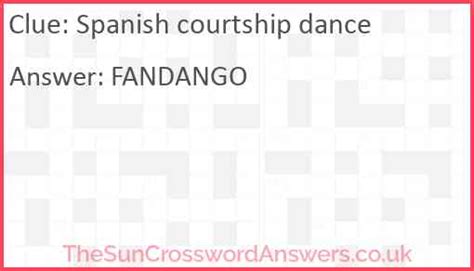 spanish courtship dance dan word