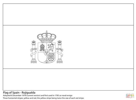 Spanish Flag Printable Template