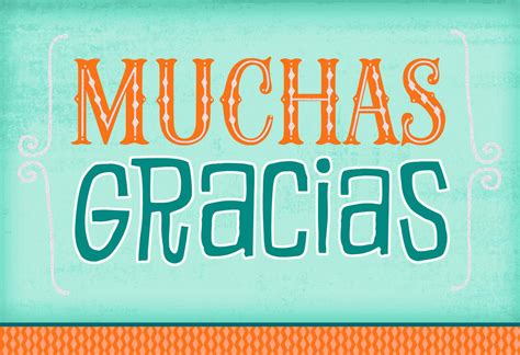 spanish in thank you
