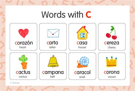 Spanish Things That Start With C
