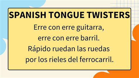 spanish tiger tongue twister youtube