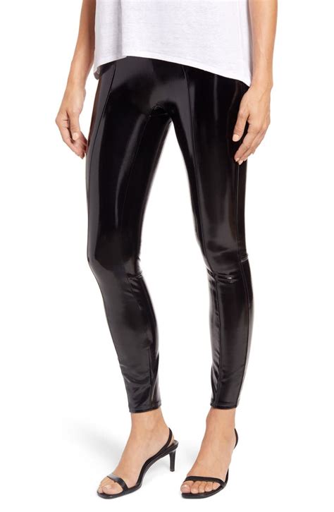 SPANX® Faux Patent Leather Leggings Nordstrom