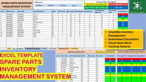 Spare Parts Inventory Example
