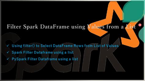 spark dataframe conditional filter