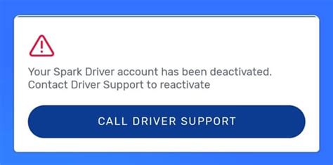 spark driver deactivation