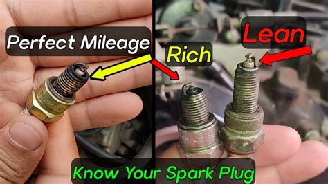 spark plug rich vs lean chart