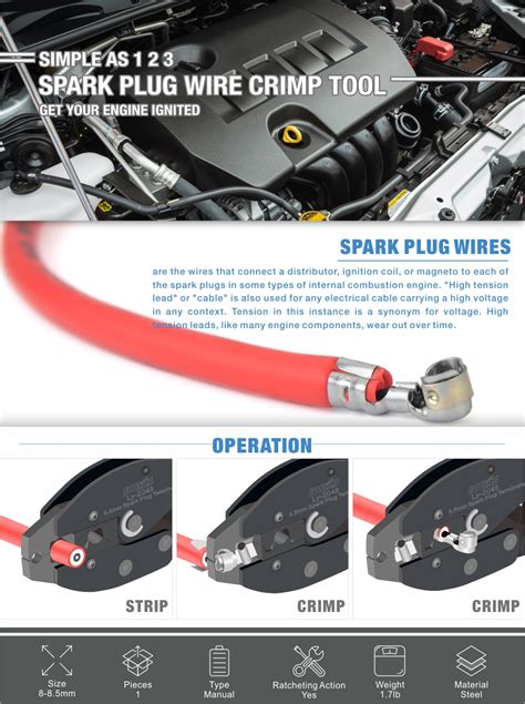 Spark Plug Terminal Crimper