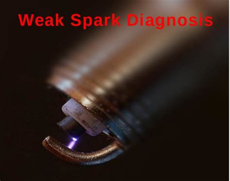 Spark Plug Weak Engine