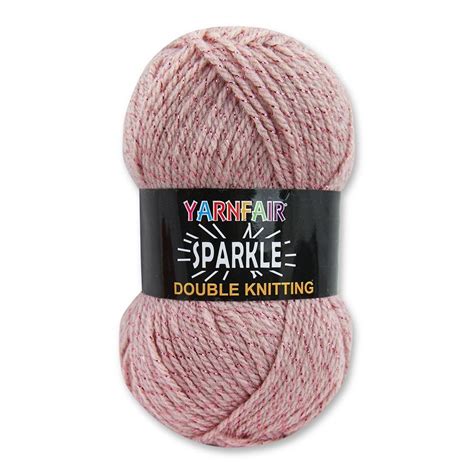Hand dyed rainbow DK yarn sparkle double knit superwash Etsy