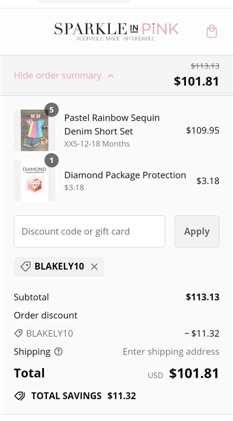 sparkle discount code