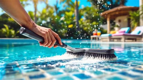 sparkling clean pool