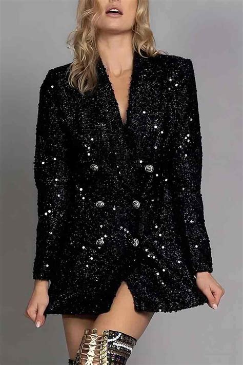 Sparkly Black Blazer