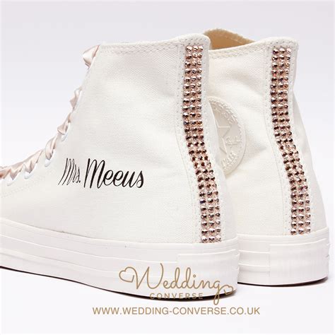 Sparkly Converse Wedding