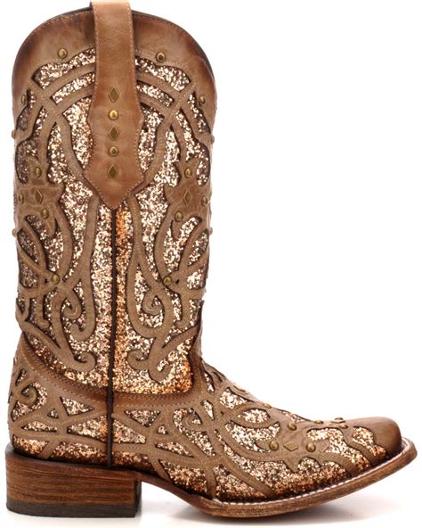 sparkly cowboy boots for women